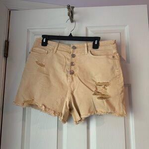 Lauren Conrad button front shorts